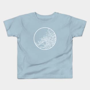 Winter Tree (large, no leaves, transparent) Kids T-Shirt